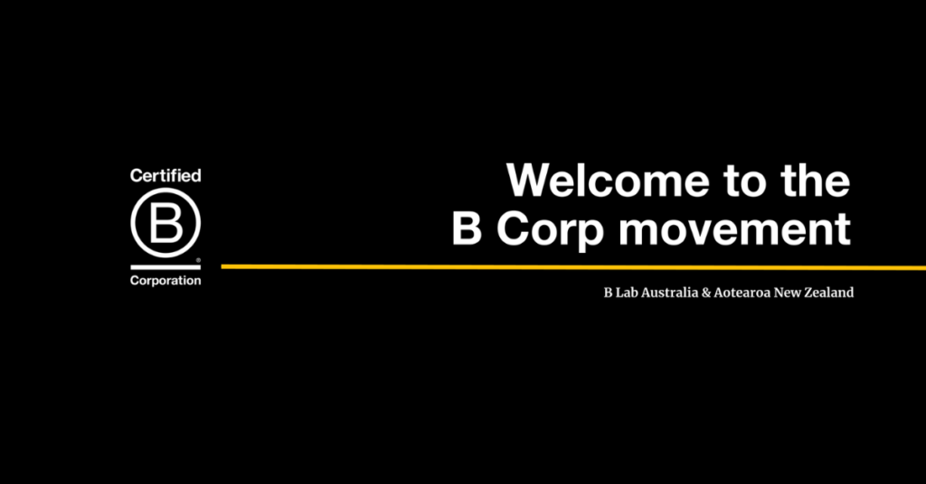 For Existing B Corps | B Lab Australia & New Zealand