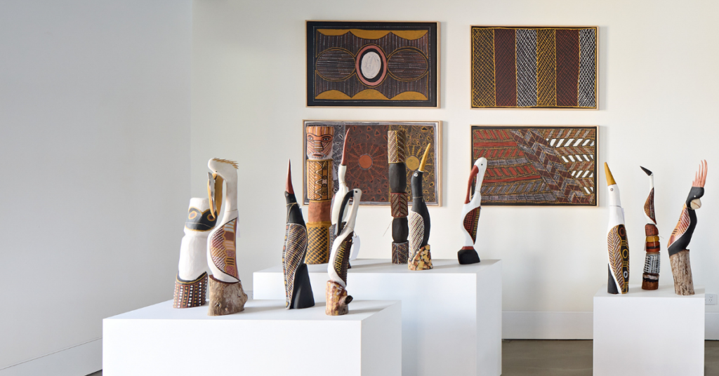 Koskela Aboriginal art exhibition Strong Tiwi