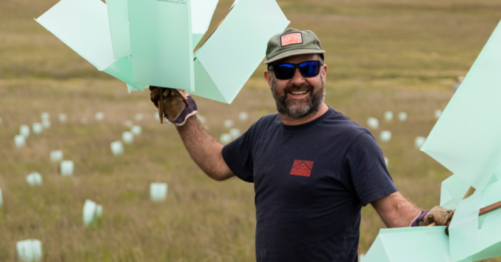 Sustainability Manager Dan Watters, 2021 Trees for Tomorrow Planting Day