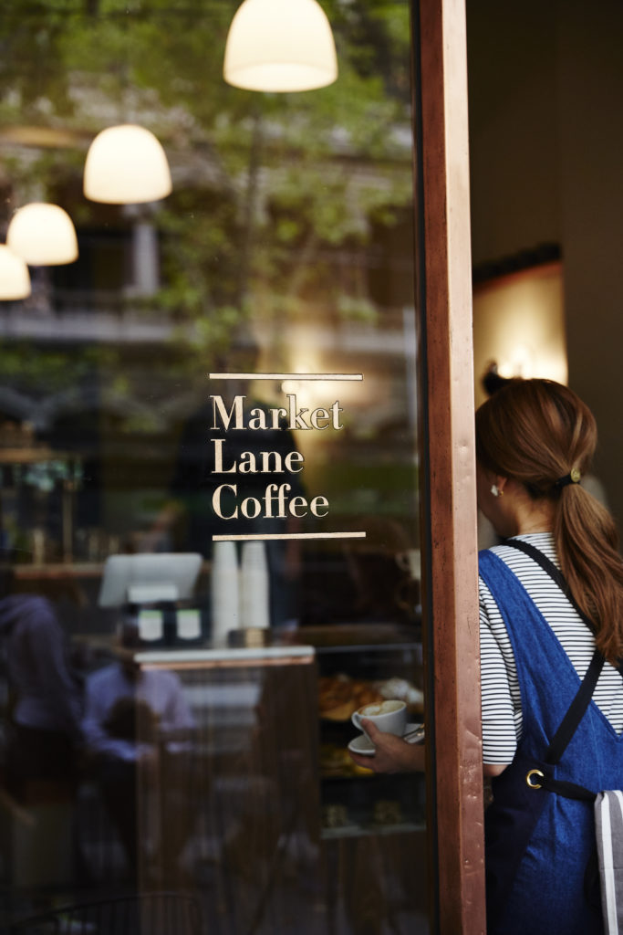 Market Lane coffee wall decal