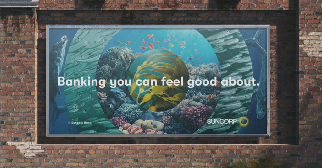 Suncorp campaign: Banking you can feel good about