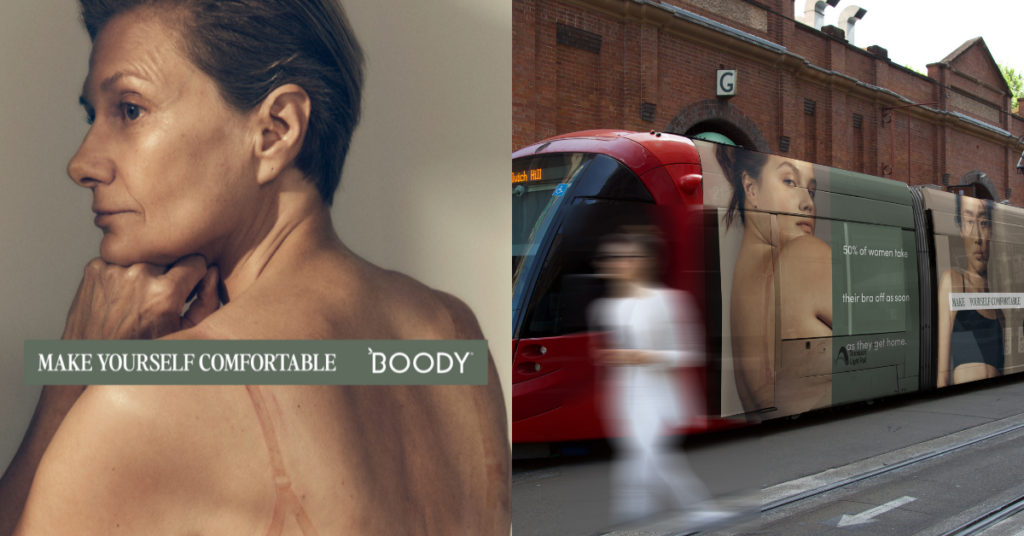 Boody make yourself comfortable campaign