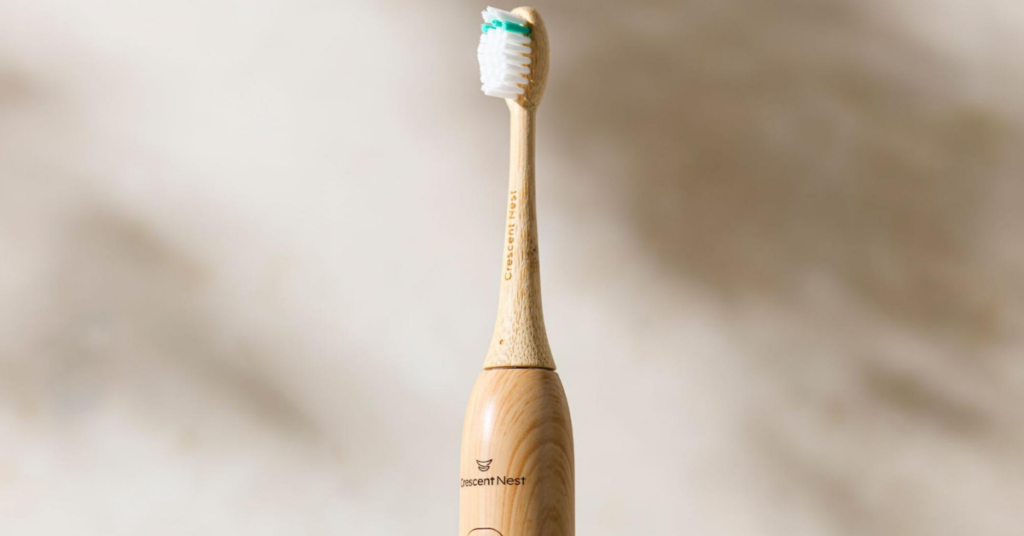 A Crescent Nest toothbrush head